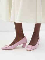 Thumbnail for your product : Roger Vivier Belle 45 Suede Pumps - Pink