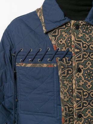Craig Green quilted panelled jacket