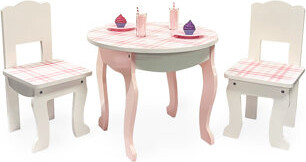 Sophia's Doll Plaid Table & Chair Set