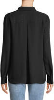 Thumbnail for your product : Elie Tahari Macklyn Embellished Silk Blouse