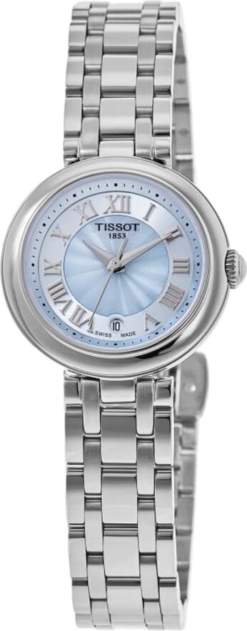 Tissot Bellissima 26mm Blue Mother of Pearl Dial Stainless Steel Women's Watch T126.010.11.133.00