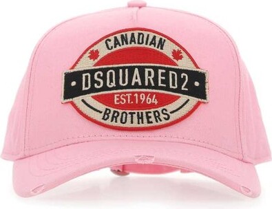 DSQUARED2 Logo Patch Distressed Trucker Cap - ShopStyle Hats