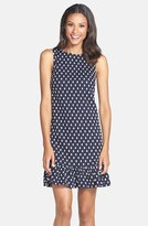 Thumbnail for your product : Betsey Johnson Ruffle Cotton Blend Shift Dress