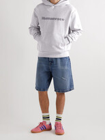 Thumbnail for your product : adidas + Pharrell Williams Basics Logo-Print Cotton-Jersey Hoodie