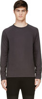 Thumbnail for your product : Robert Geller Seconds Grey Paneled Long Sleeve T-Shirt
