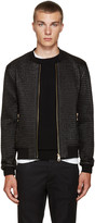 Thumbnail for your product : Dolce & Gabbana Black Nylon Quilted Bomber Jacket