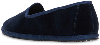 Vibi Venezia 10mm Blu Velvet Loafers