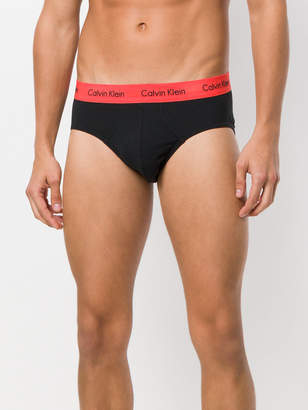 Calvin Klein Underwear pack of 3 logo waistband briefs