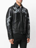 Thumbnail for your product : Roberto Cavalli printed studded jacket
