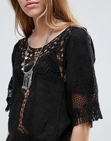Thumbnail for your product : Raga Dove Lace Detail Top