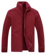 Thumbnail for your product : Wenko Joe Men Zipper Coat Big and Tall Stand Collar Fleece Jacket Fall Winter Sweatshirt XXXL