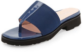 Thumbnail for your product : Taryn Rose Torte Patent Thong Slide, Blue