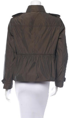 Burberry Ruched-Accented Trench Jacket