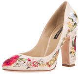 Thumbnail for your product : Dolce & Gabbana 2015 Embroidered Floral Pumps