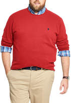 IZOD Mens Big and Tall Advantage Performance Colorblock Fleece Soft Crewneck Pullover