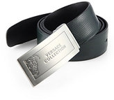 Thumbnail for your product : Versace Medusa Leather Plaque Belt