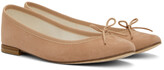 Thumbnail for your product : Repetto Pink Suede Cendrillon Ballerina Flats