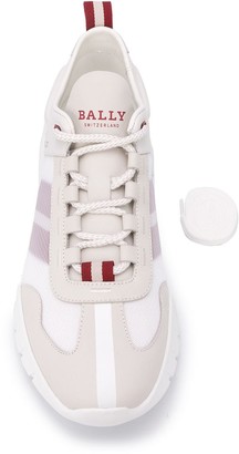 Bally Colour-Blocked Leather And Rubber Trainers With A Platform Sole