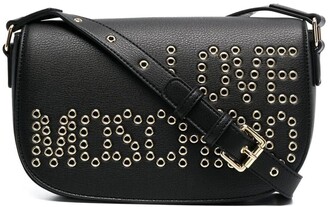 black studded side bag