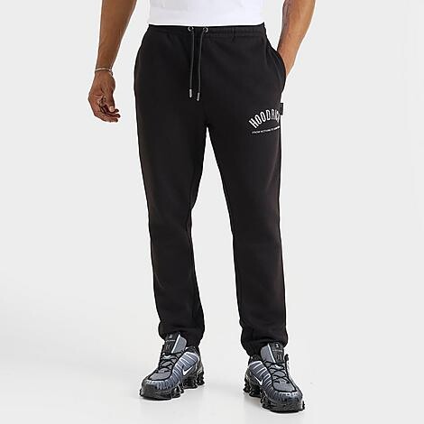 Hoodrich Men's Chromatic Jogger Pants in Black/Silver Chromatic | Size: 2XL