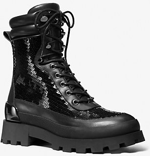 Louis Vuitton Spaceship Star Trail Boots Leather Combat Boots - ShopStyle