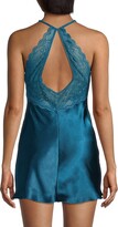 Thumbnail for your product : In Bloom Eliza Lace-Trim Satin Chemise