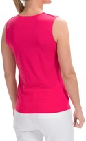 Thumbnail for your product : Lilla P Pima Jersey Knot Surplice Tank Top (For Women)