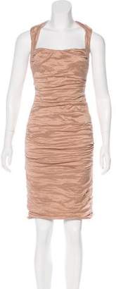 Nicole Miller Ruched Sleeveless Dress