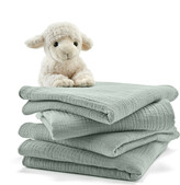 Thumbnail for your product : La Redoute Interieurs Kumla Set Of 4 Cotton Muslin Squares