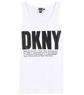 Thumbnail for your product : Opening Ceremony DKNY X Printed cotton tank