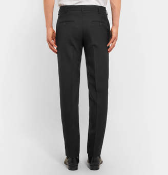 Saint Laurent Black Slim-Fit Wool Suit Trousers