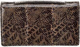 Thumbnail for your product : Christian Dior Bee Snakeskin-Embossed Leather Clutch