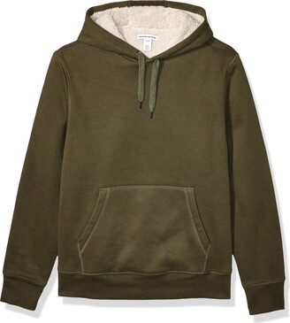 olive colored hoodie