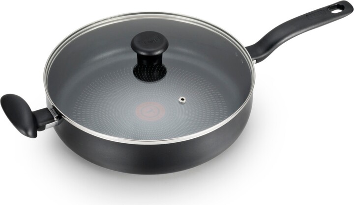 T-FAL 13.25-in Non-Stick Aluminum Skillet with Stainless Steel