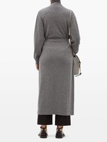 Thumbnail for your product : Johnstons of Elgin Ines Tie-front Cashmere Cardigan - Grey