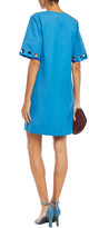 Thumbnail for your product : VVB Cutout Wool-twill Mini Dress