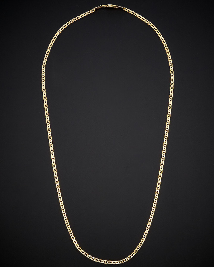 Italian Gold 18K Mariner Necklace