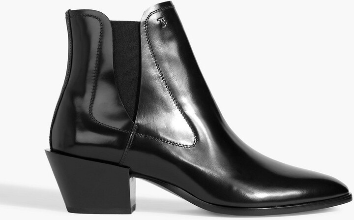 Tod's Glossed-leather Chelsea boots