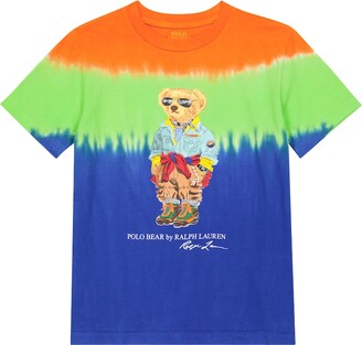Polo Ralph Lauren Kids Polo Bear printed cotton T-shirt