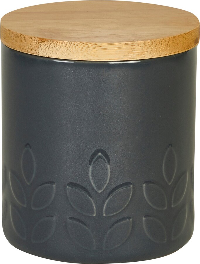 Dunelm Grey Elements Vete Ceramic Kitchen Canister Grey ShopStyle