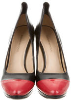Thumbnail for your product : CNC Costume National Cap-Toe Leather Pumps