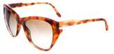 Thumbnail for your product : Stella McCartney Tortoiseshell Cat-Eye Sunglasses