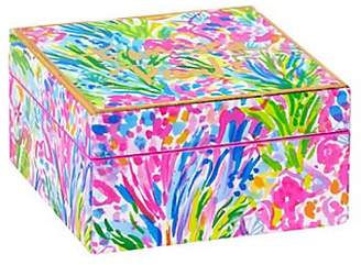 Lilly Pulitzer Fan Sea Pants Lacquer Box