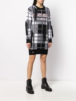 Thumbnail for your product : Philipp Plein Check Pattern Knitted Dress