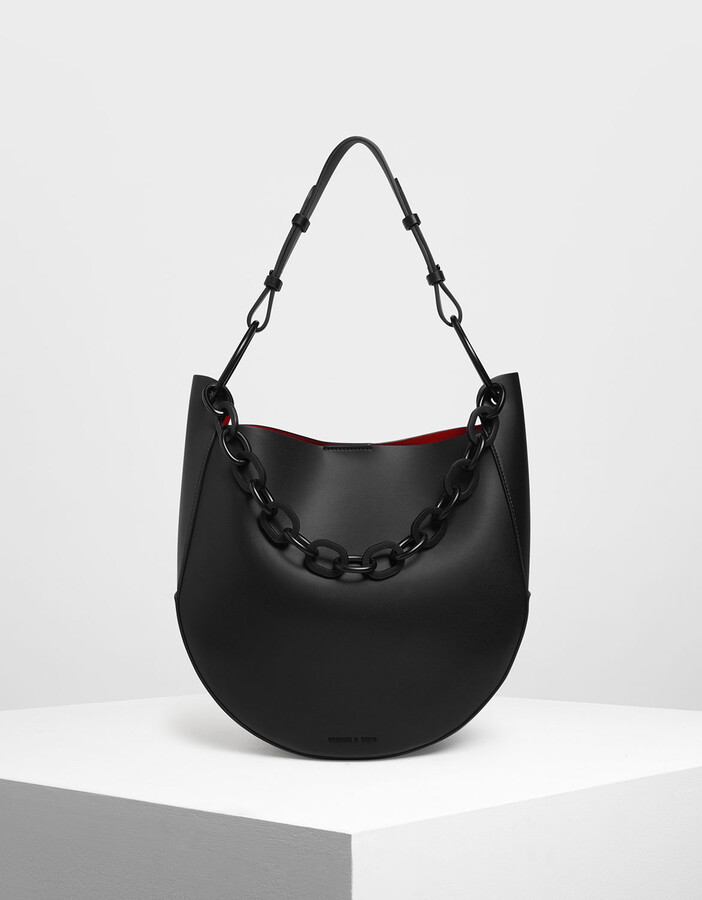 charles and keith large shoulder bag