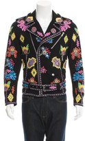 Thumbnail for your product : Moschino Embroidered Biker Jacket
