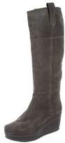 Thumbnail for your product : Gianvito Rossi Knee-High Wedge Boots