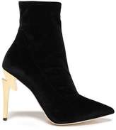 Thumbnail for your product : Giuseppe Zanotti Embellished Stretch-velvet Sock Boots