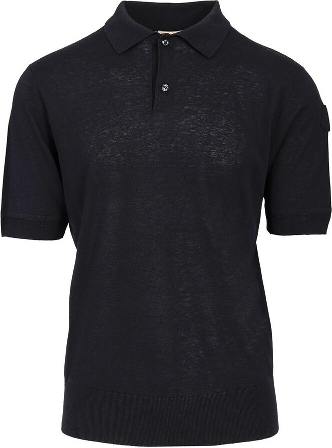 Moncler Logo Patch Short-Sleeved Polo Shirt