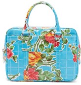 Thumbnail for your product : Comme des Garçons Comme des Garçons Floral-print Pvc Bag - Blue
